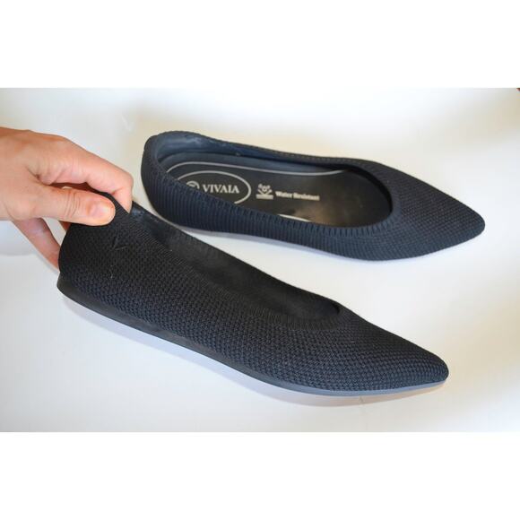 Vivaia Aria Pointed-Toe Ballet Flats Size 9.5 - Picture 2 of 4